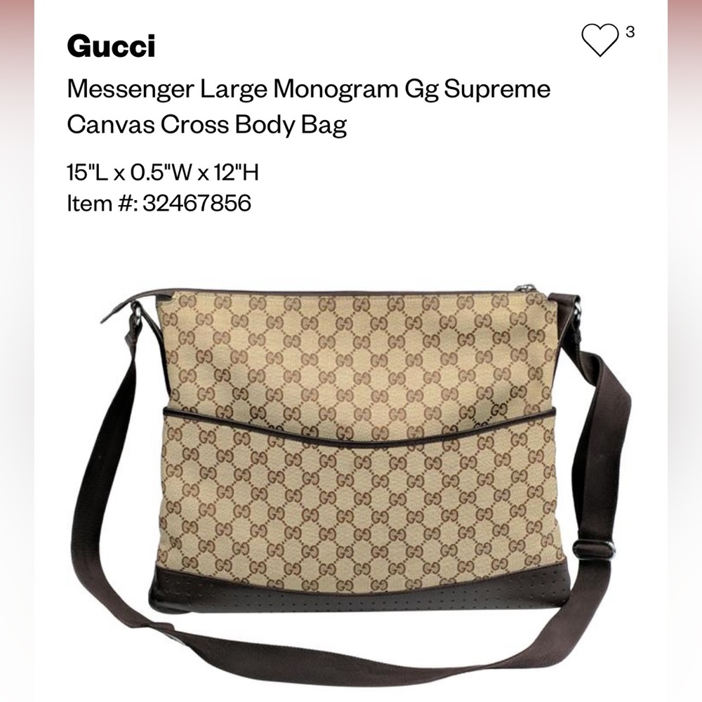 Gucci Messenger Bag